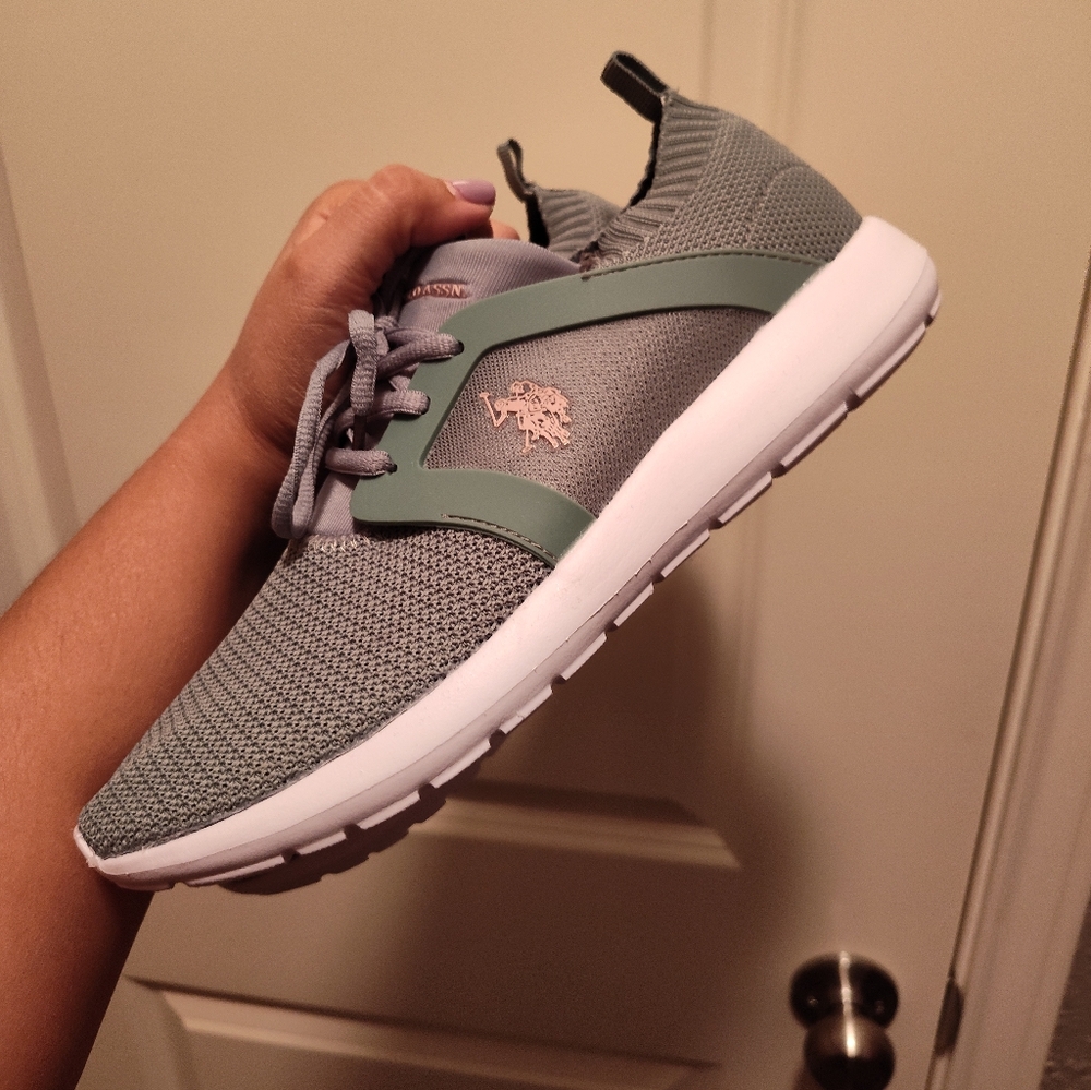 U.S. Polo Assn. Gray and Green Men's Shoes